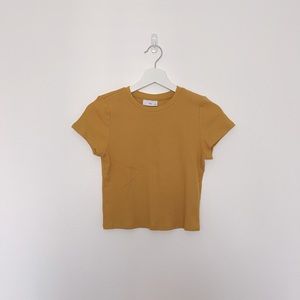 TNA Ribbed Cropped Baby Tee